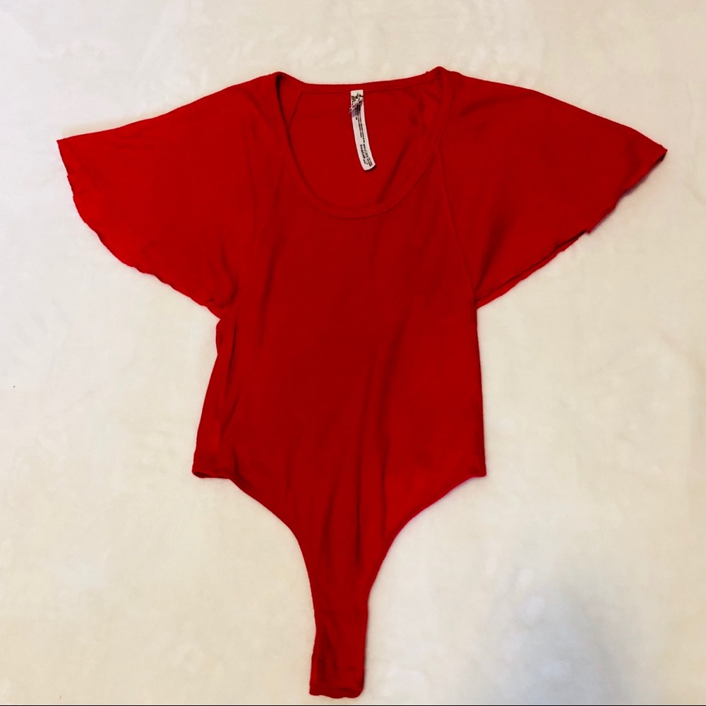 🌻 Free People Pink Bodysuit XS 🌻